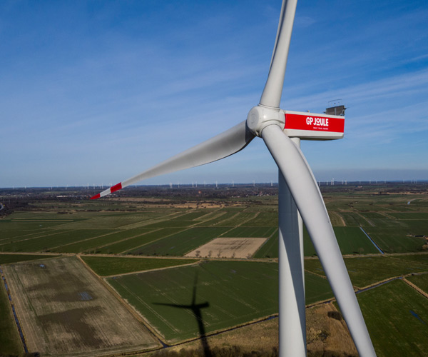 Nordex-Prototyp auf dem Windtestfeld-Nord