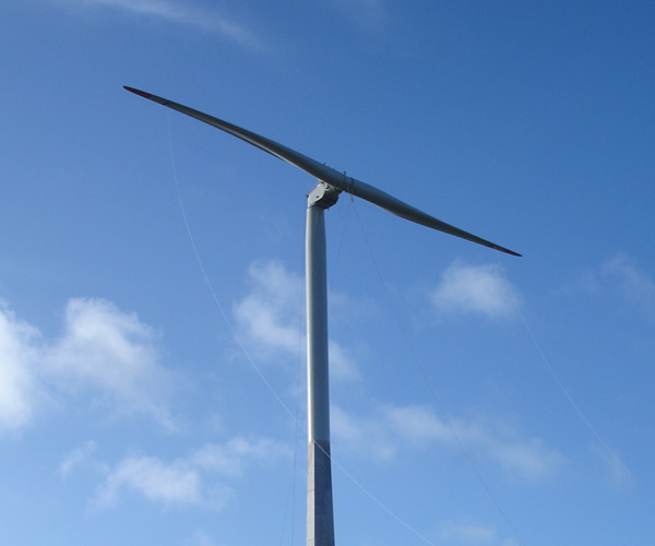 Skwind-Prototyp auf dem Windtestfeld-Nord